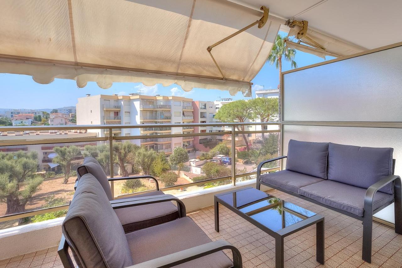 Le Sun-Beach - Spacieux 3 Pieces Avec Parking A 400 M Des Plages De Juan-Les-Pins Ngoại thất bức ảnh