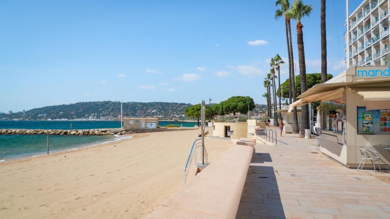 Le Sun-Beach - Spacieux 3 Pieces Avec Parking A 400 M Des Plages De Juan-Les-Pins Ngoại thất bức ảnh